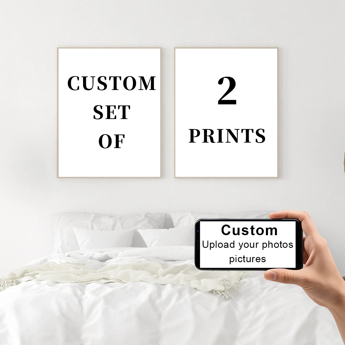 2pcs/set Custom Canvas Prints  - đánh giá và giá Photography Interior