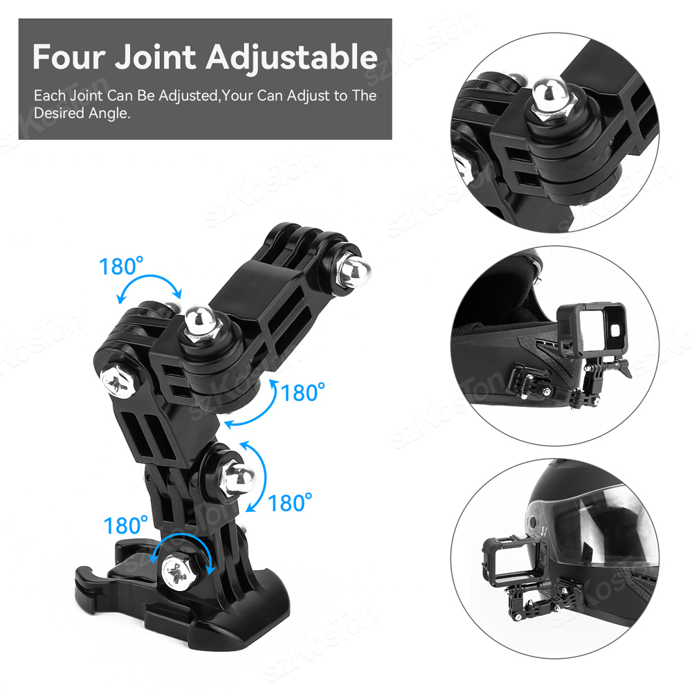 Motorcycle Helmet Chin Mount K - đánh giá và giá Gopro Action Camera Hero 12 Black