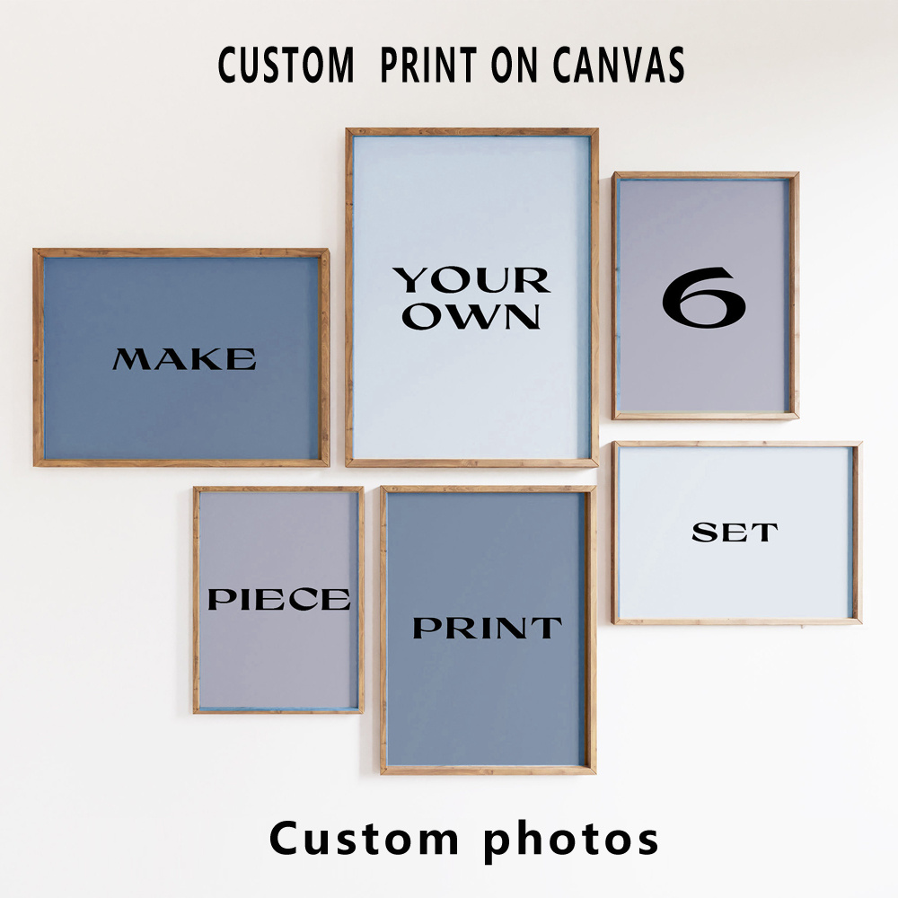 6pcs/set Custom Canvas Prints  - đánh giá và giá Photography Interior